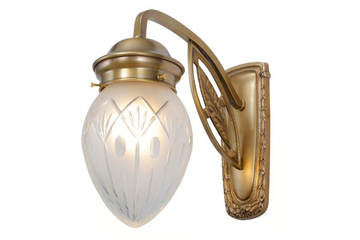 PANNON IV - Brass wall lamp by Patinas Lighting - view 3